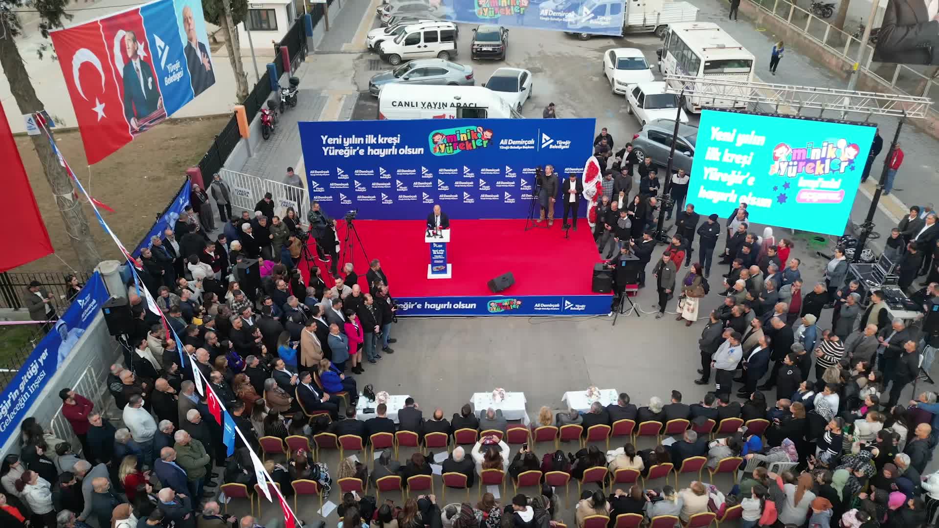 Yüreğir Belediyesi'nin Minik Yürekler Kreşi törenle hizmete girdi