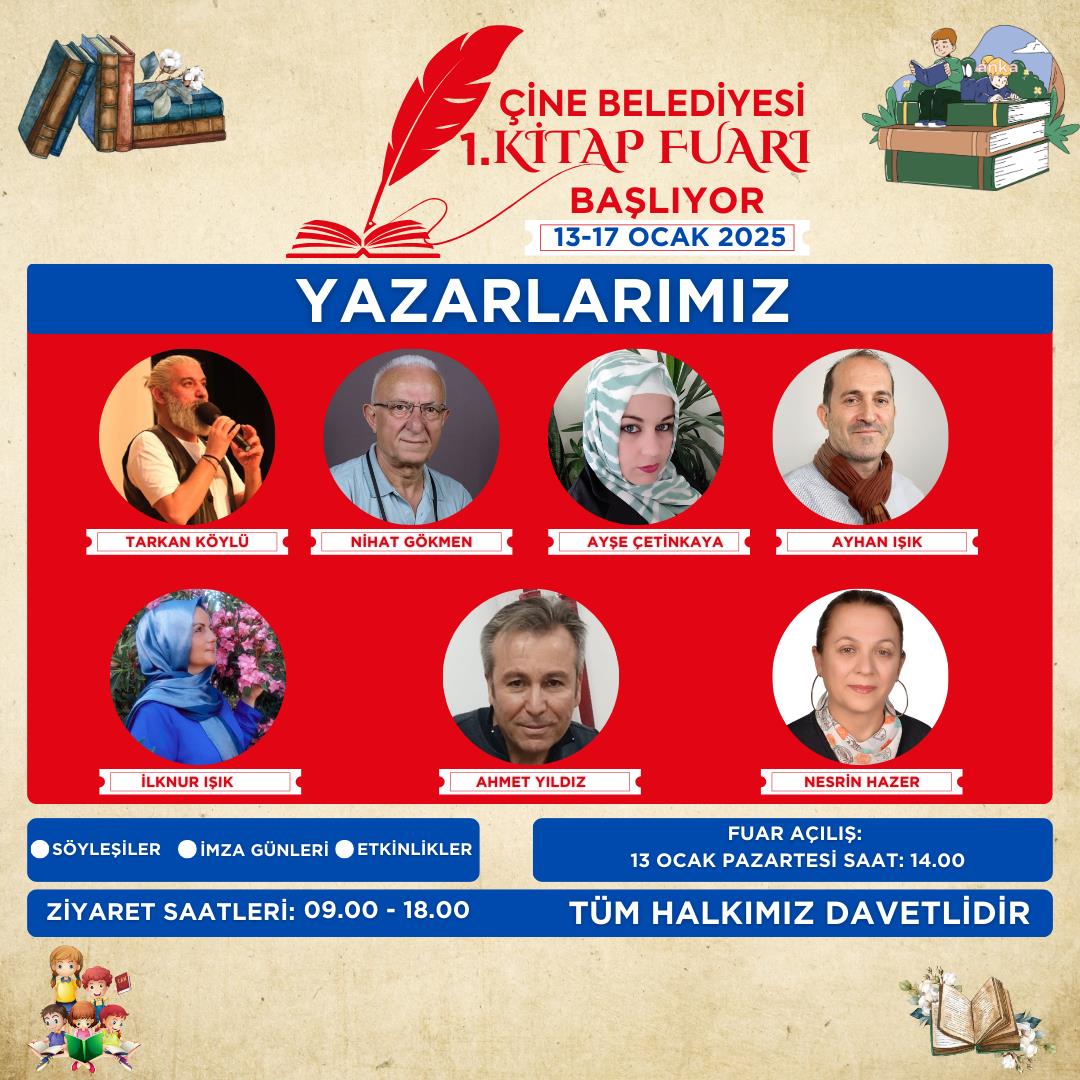 Çine Kitap Fuarı başlıyor