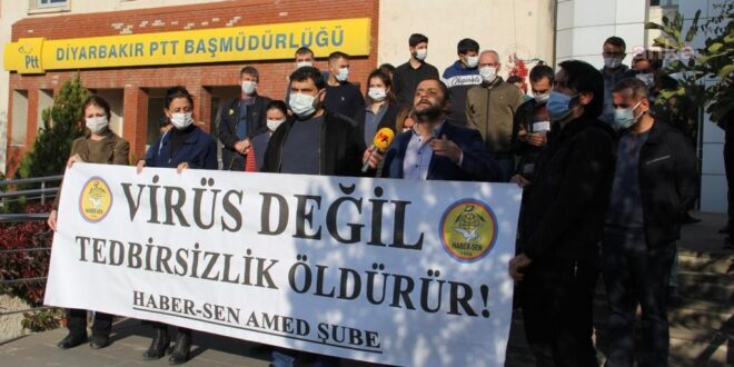 HABER-SEN: PTT ŞUBELERİNDE COVID-19 ÖNLEMLERİ ALINMIYOR