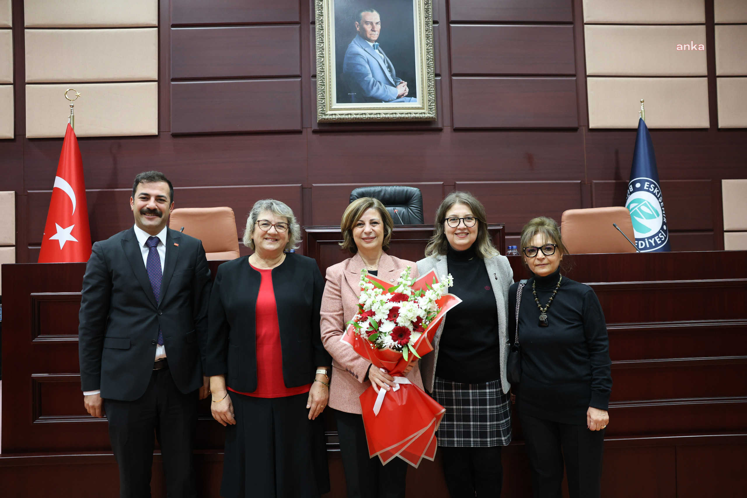 CHP il heyetinden Eskişehir Büyükşehir Belediye Başkanı Ünlüce'ye ziyaret