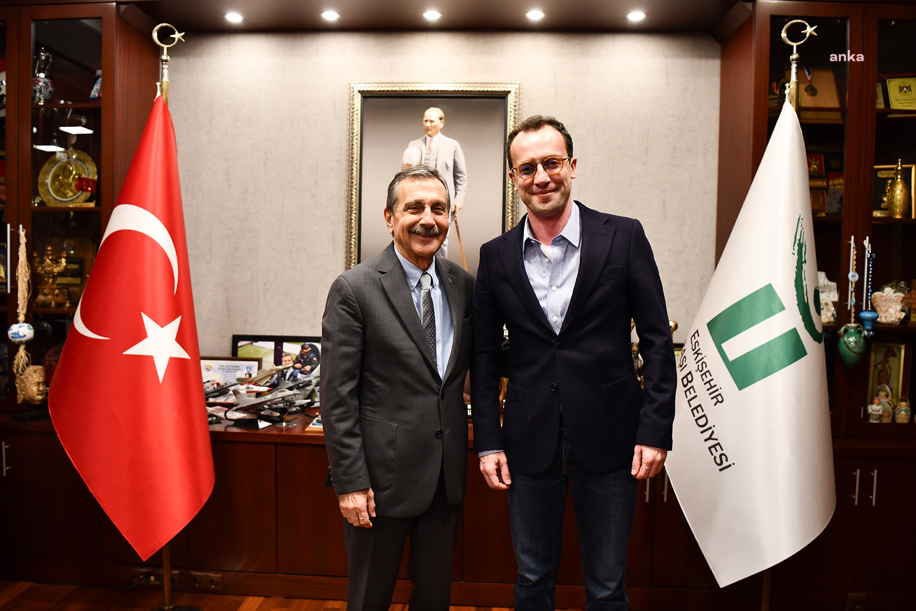 Tepebaşı Belediye Başkanı Ataç, Şef Cemi’i Can Deliorman'ı ağırladı