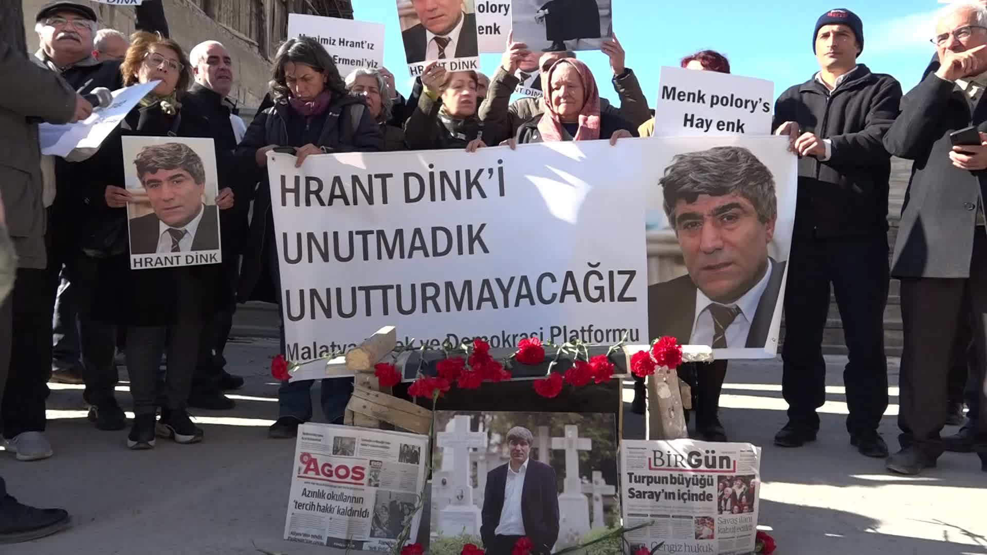 Hrant Dink, doğduğu şehir Malatya’da anıldı