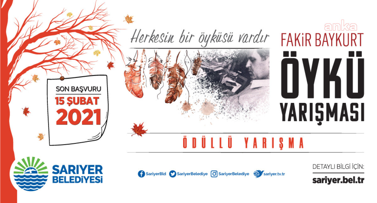“FAKİR BAYKURT ÖYKÜ YARIŞMASI” BAŞVURULARI BAŞLADI