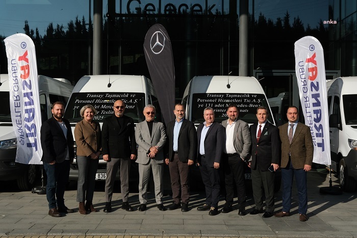 Mercedes-Benz’den Transay Taşımacılık’a 131 adet Mercedes-Benz Sprinter teslimatı