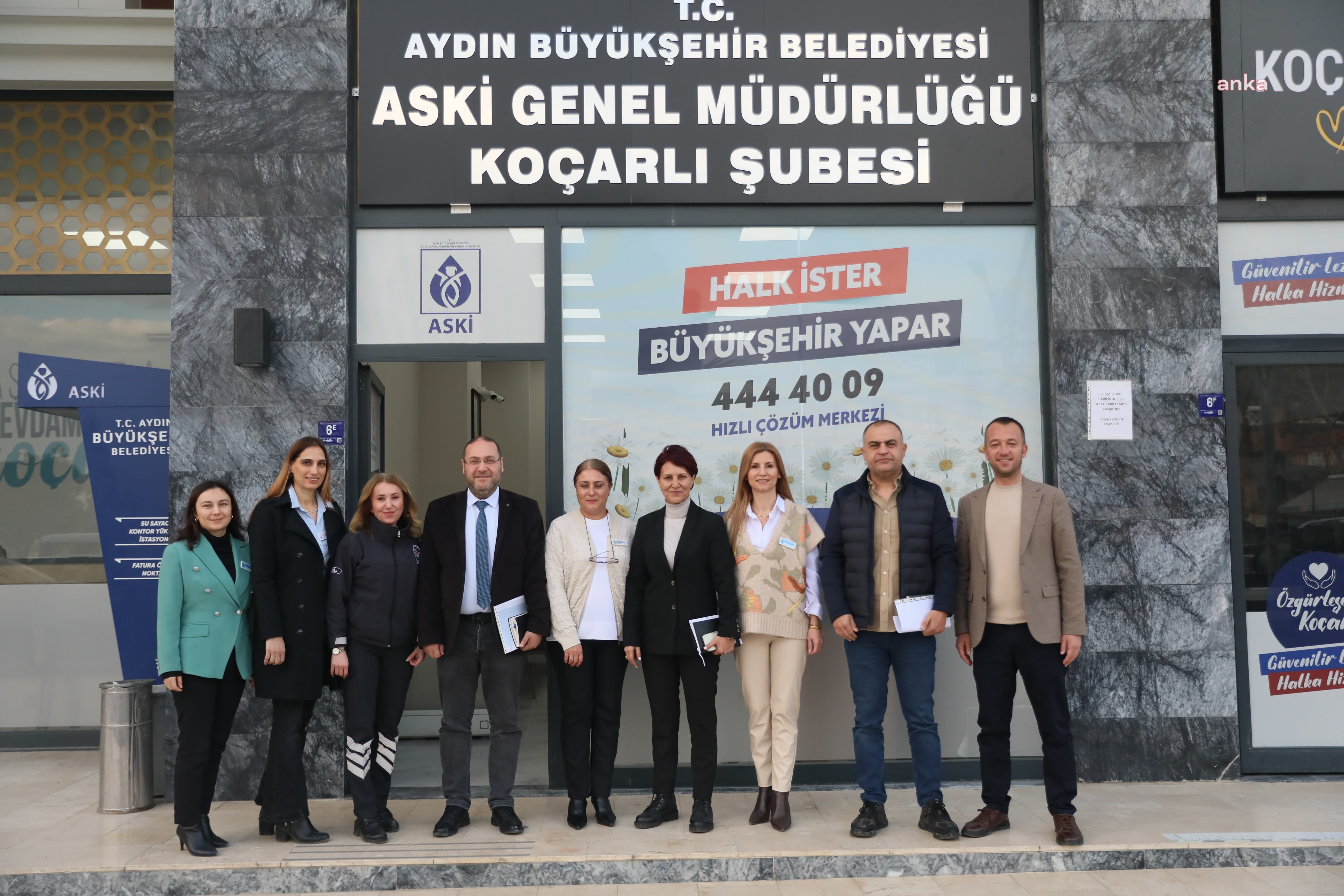 Aydın Büyükşehir Belediyesi Su ve Kanalizasyon İdaresi ekiplerinden Koçarlı'ya ziyaret