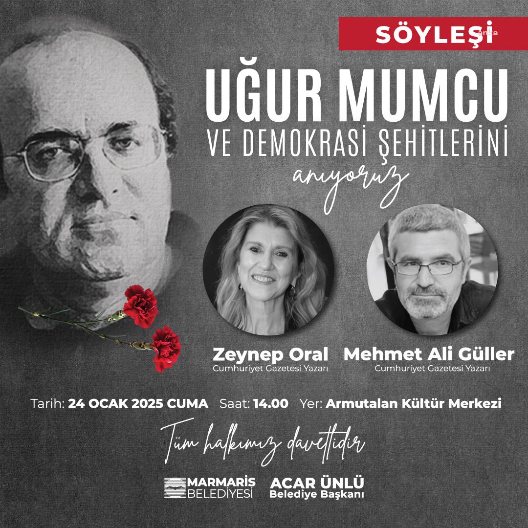 Marmaris, Uğur Mumcu'yu anacak