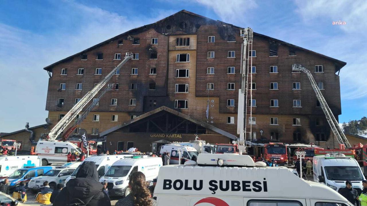 Kartalkaya'daki otel yangını faciasıyla ilgili yayın yasağı getirildi