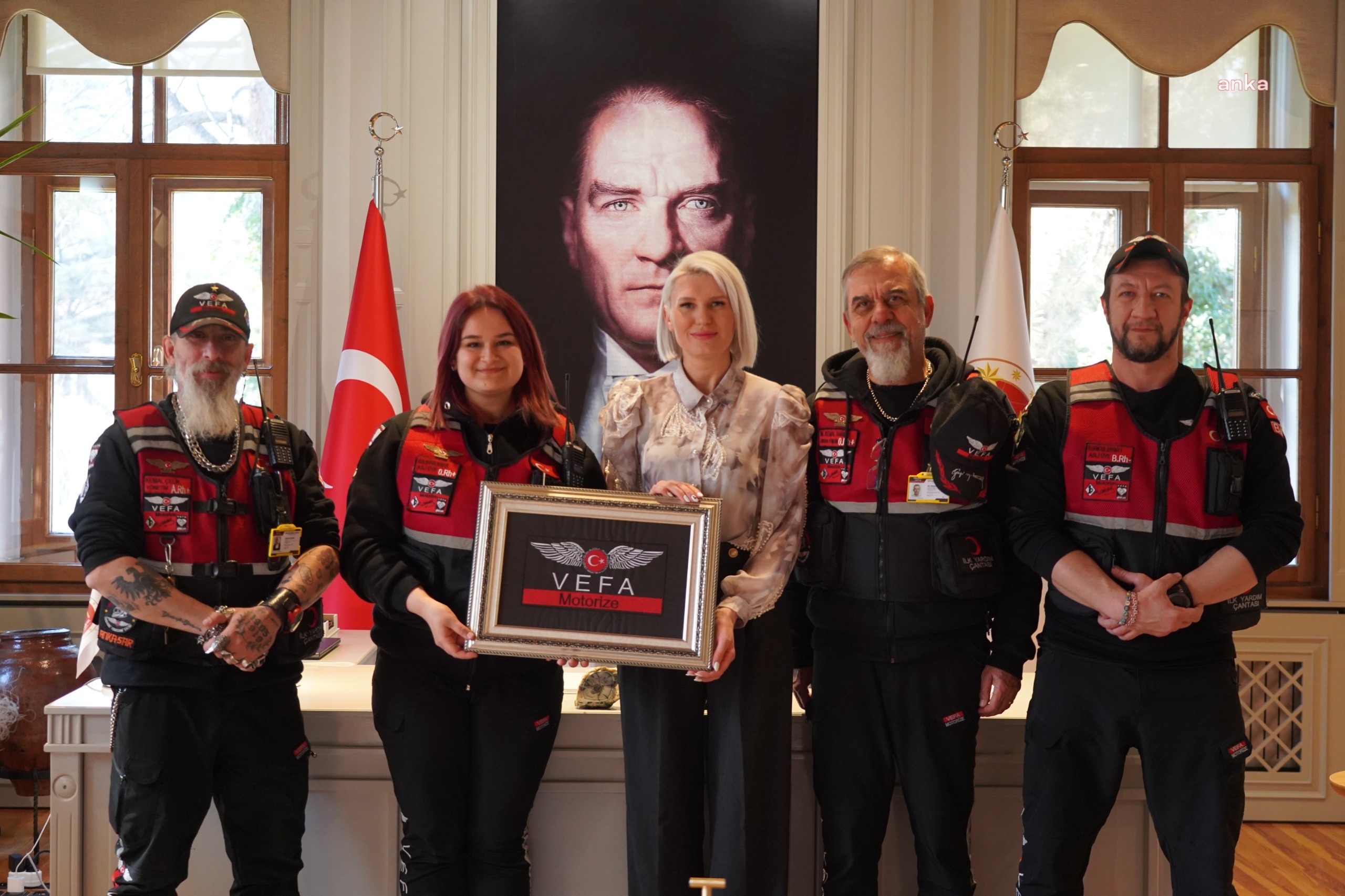 Bilecik Belediye Başkanı Subaşı, Vefa Motorize Derneği üyelerini ağırladı