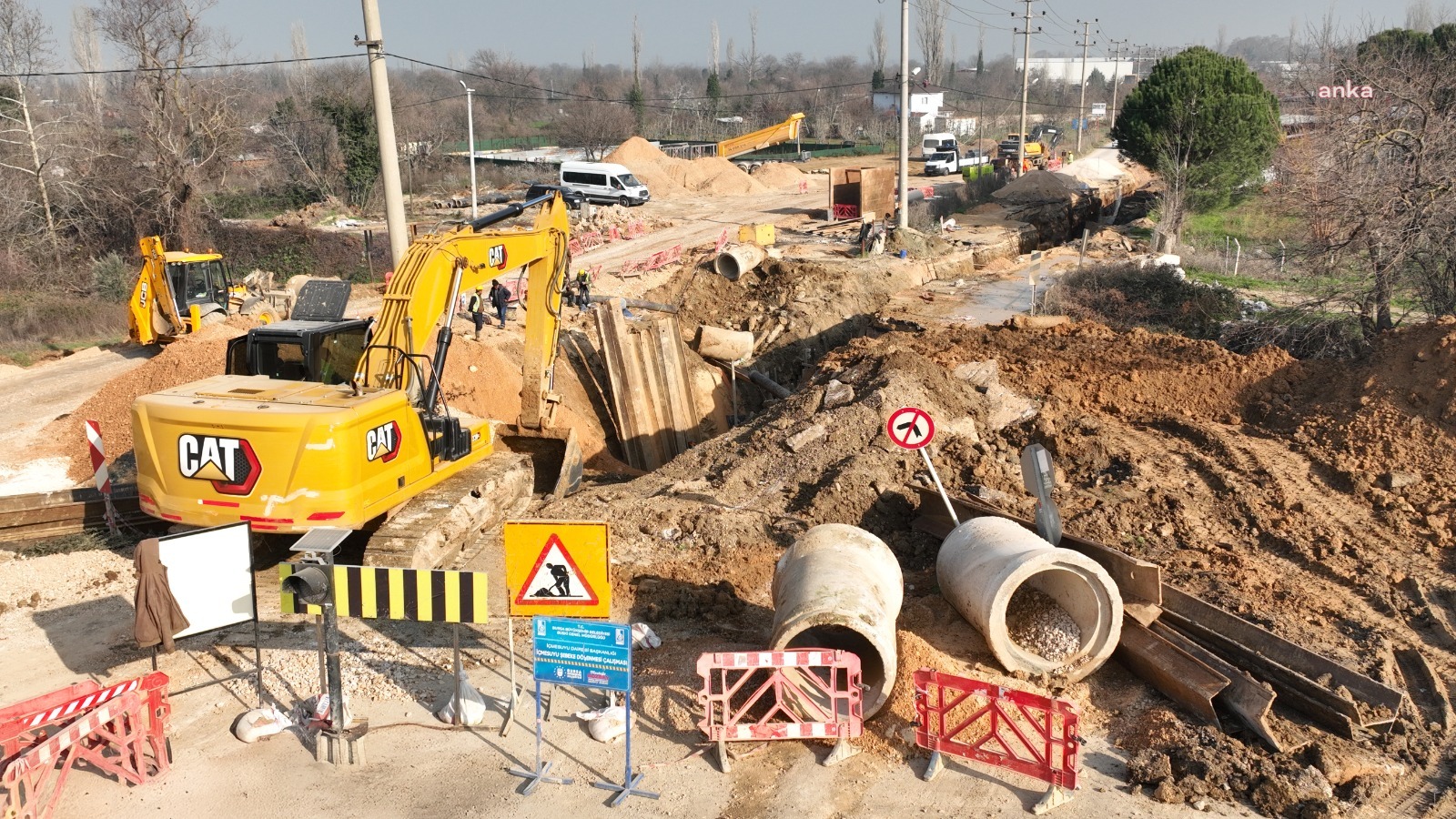 Bursa Çınarcık İçme Suyu Projesi'nde çalışmalar hız kazandı