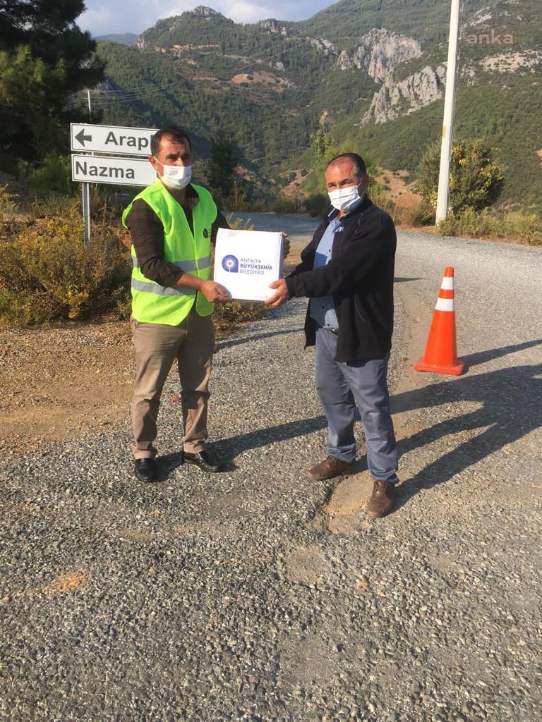 ANTALYA BÜYÜKŞEHİR BELEDİYESİNDEN KARANTİNA ALTINA ALINAN MAHALLELERE DESTEK