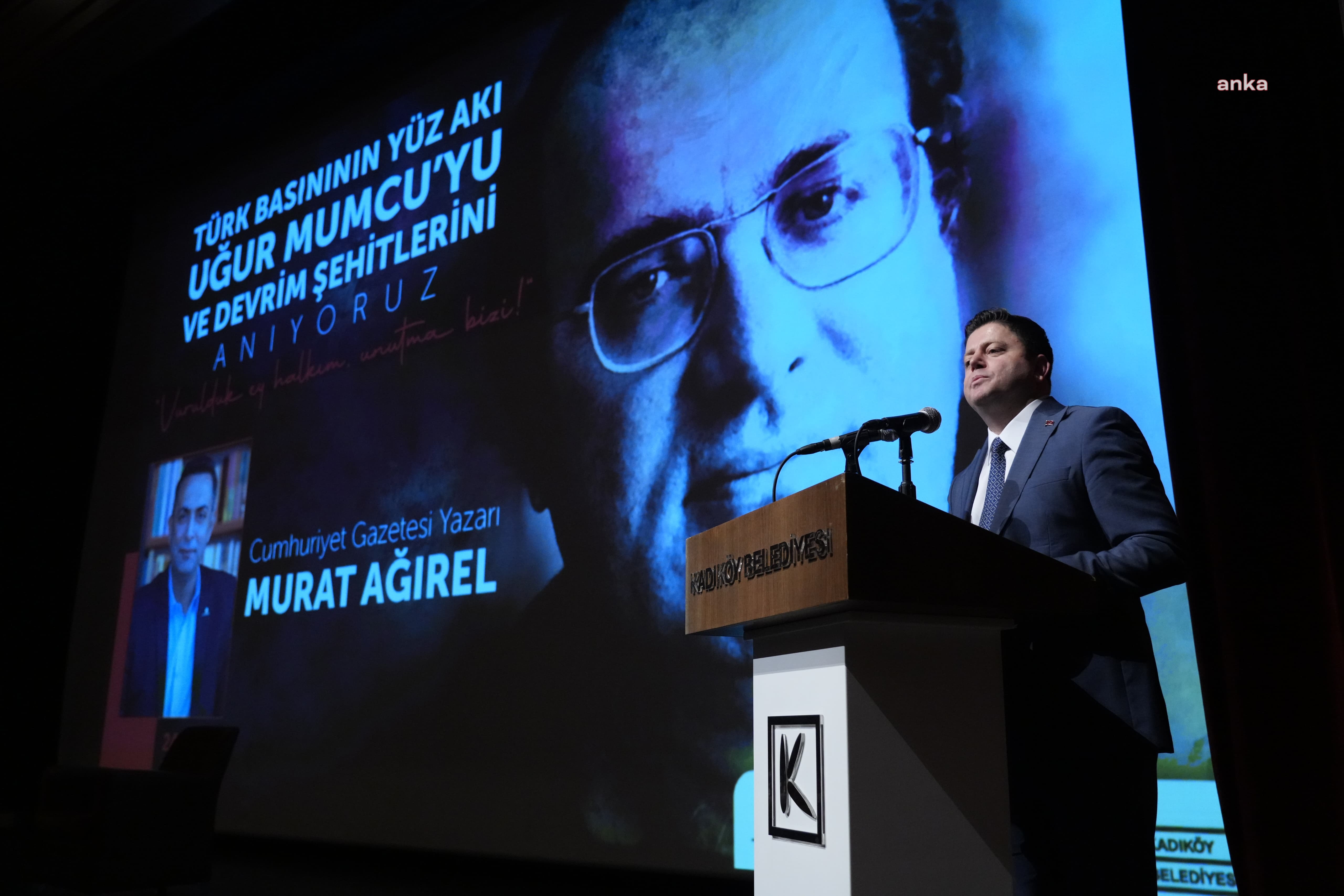 Uğur Mumcu, Kadıköy’de anıldı… Belediye Başkanı Kösedağı: “Siyasi çevrelerin tarafgiri değil sadece etik ilkelerin takipçisi oldu”