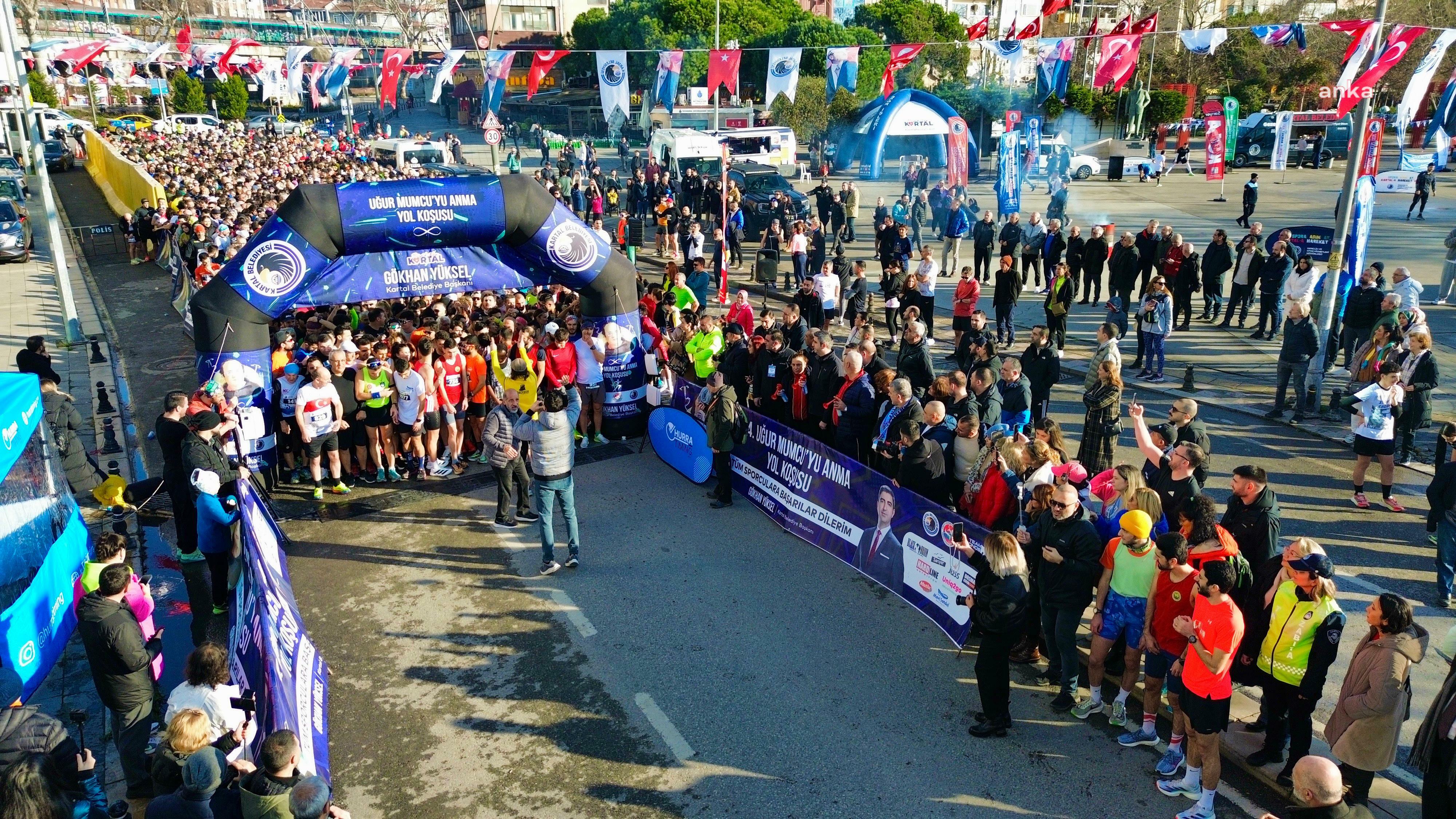 Kartal’da yüzlerce sporcu Uğur Mumcu anısına koştu