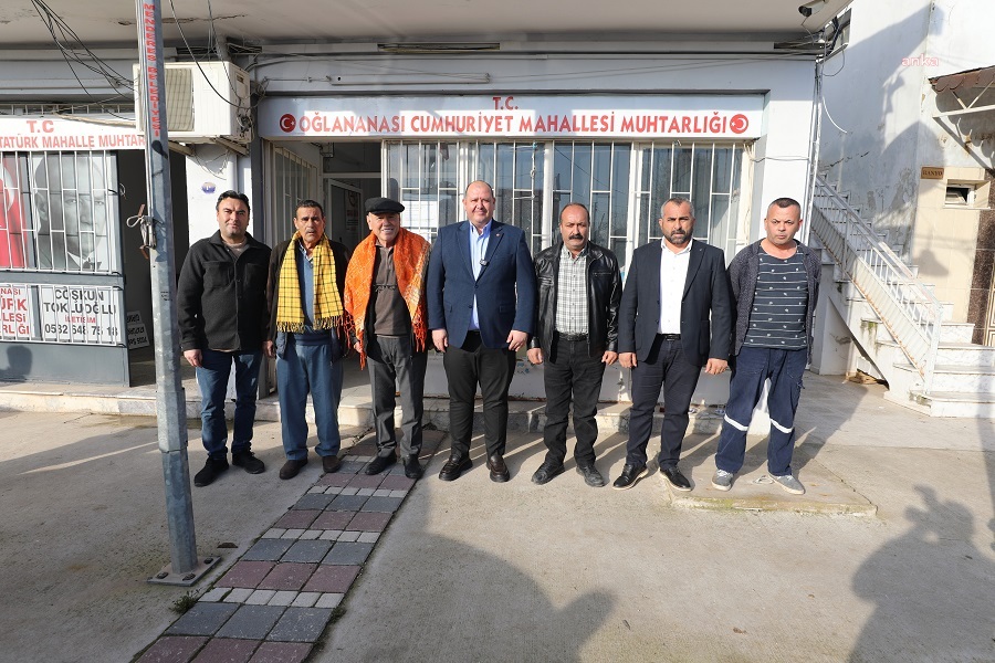 Menderes Belediye Başkanı İlkay Çiçek, yurttaşların ve esnafın sorunlarını dinledi