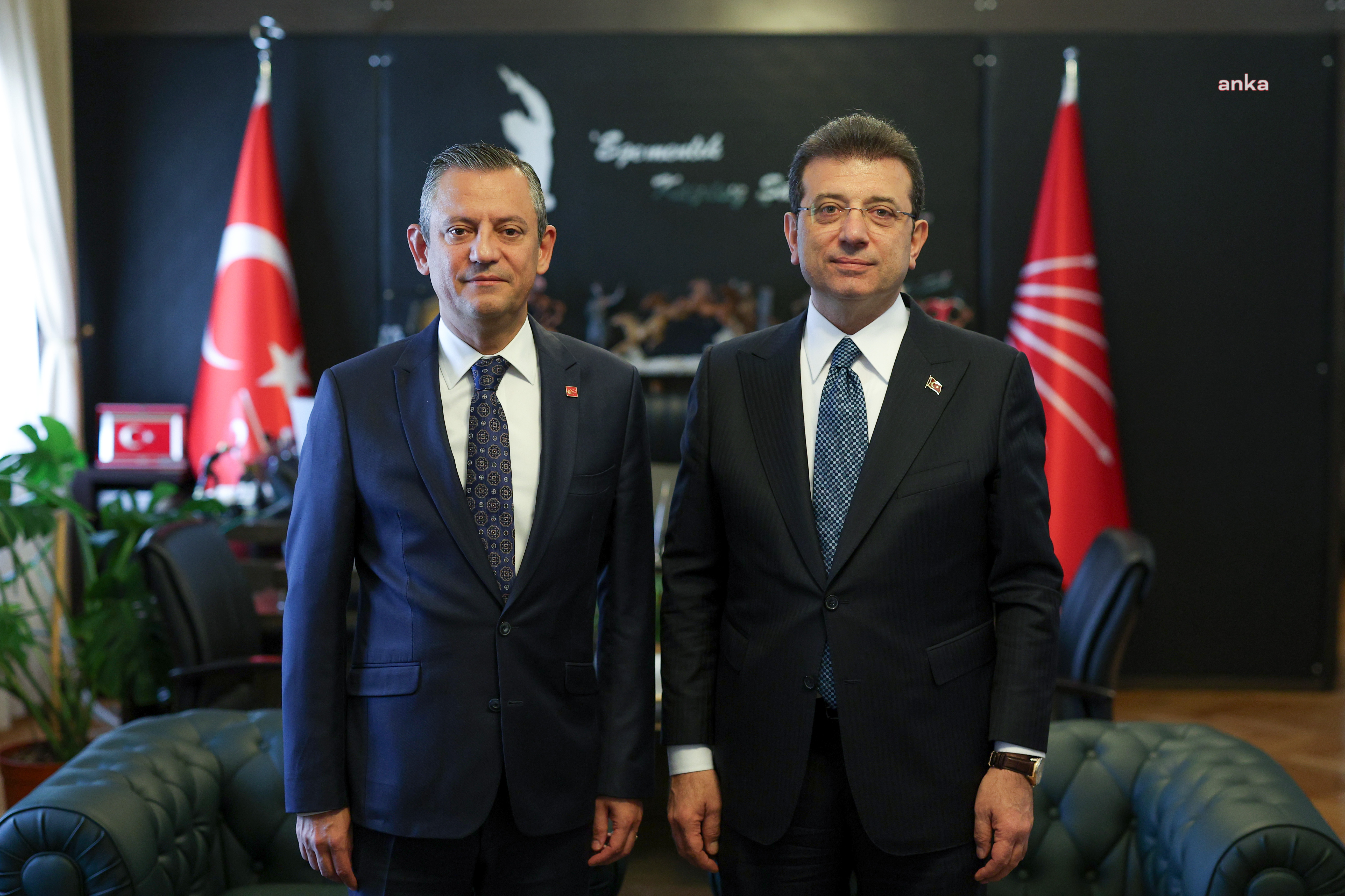 Özgür Özel ve Ekrem İmamoğlu, Ankara'da görüştü