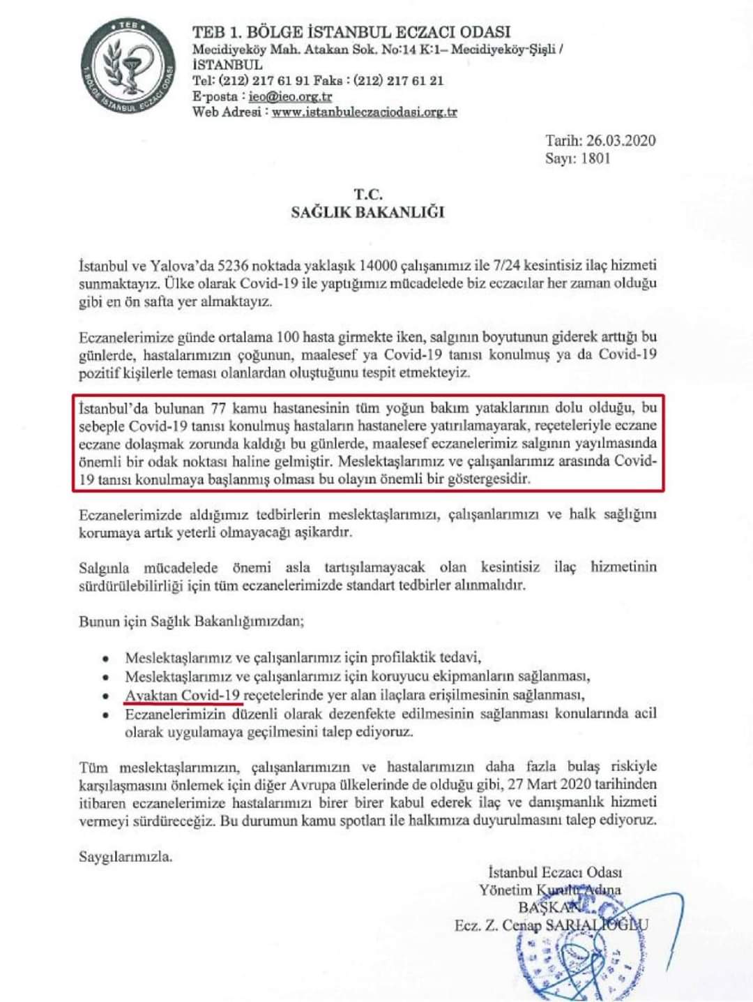 ECZACILAR ODASI: TANI KONULMUŞ HASTALAR ECZANE ECZANE GEZİYOR