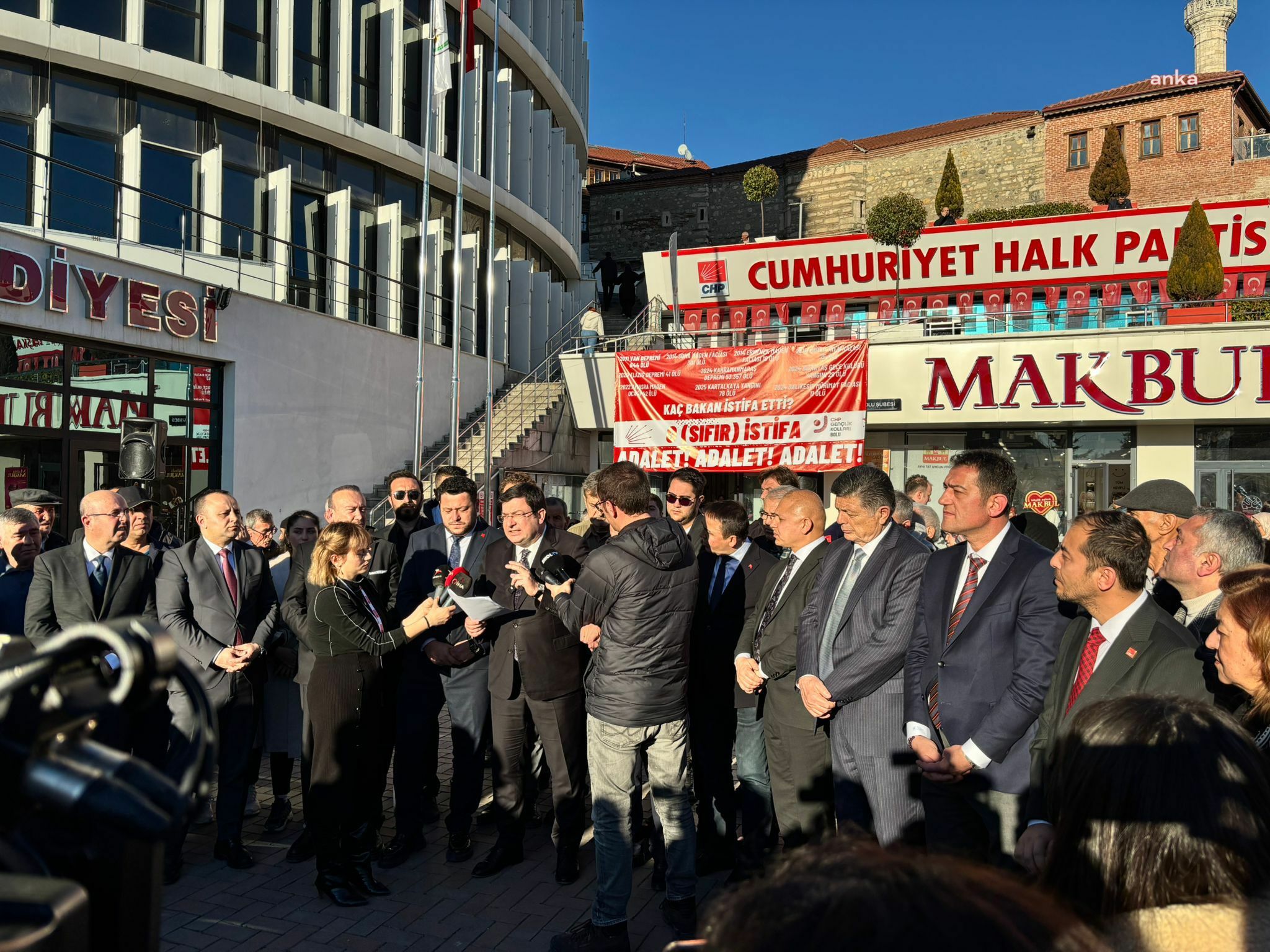 CHP'li belediye başkanlarından Tanju Özcan'a destek