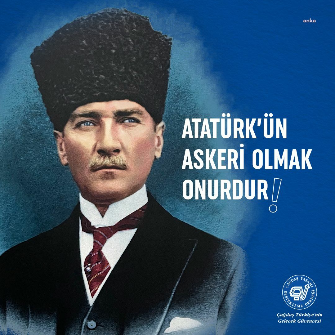 ÇYDD: "Ordumuzun Atatürk ilke ve devrimlerine bağlı çizgisi özenle korunmalıdır"