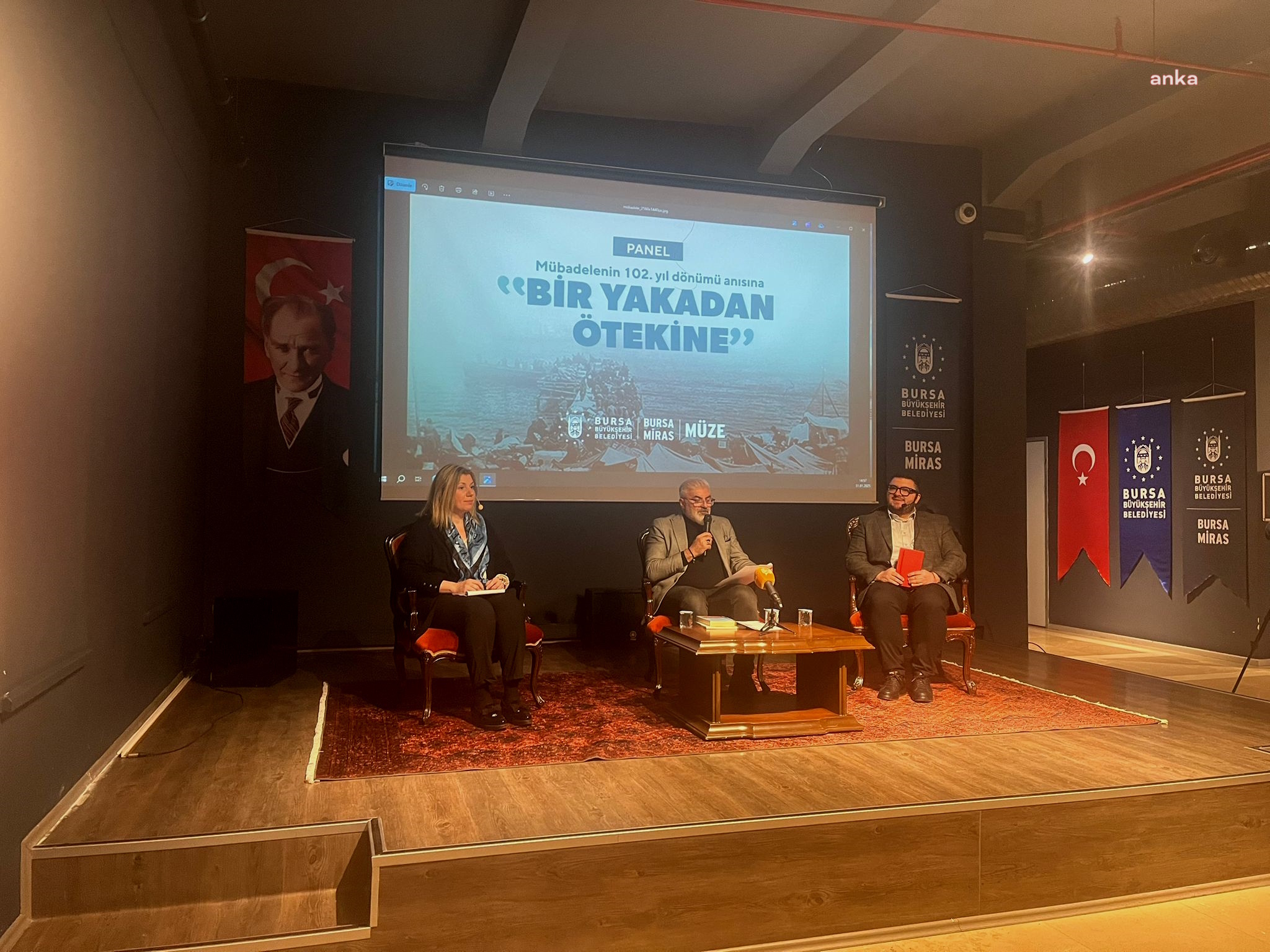 Bursa Büyükşehir Belediyesi’nden “Bir Yakadan Ötekine” paneli