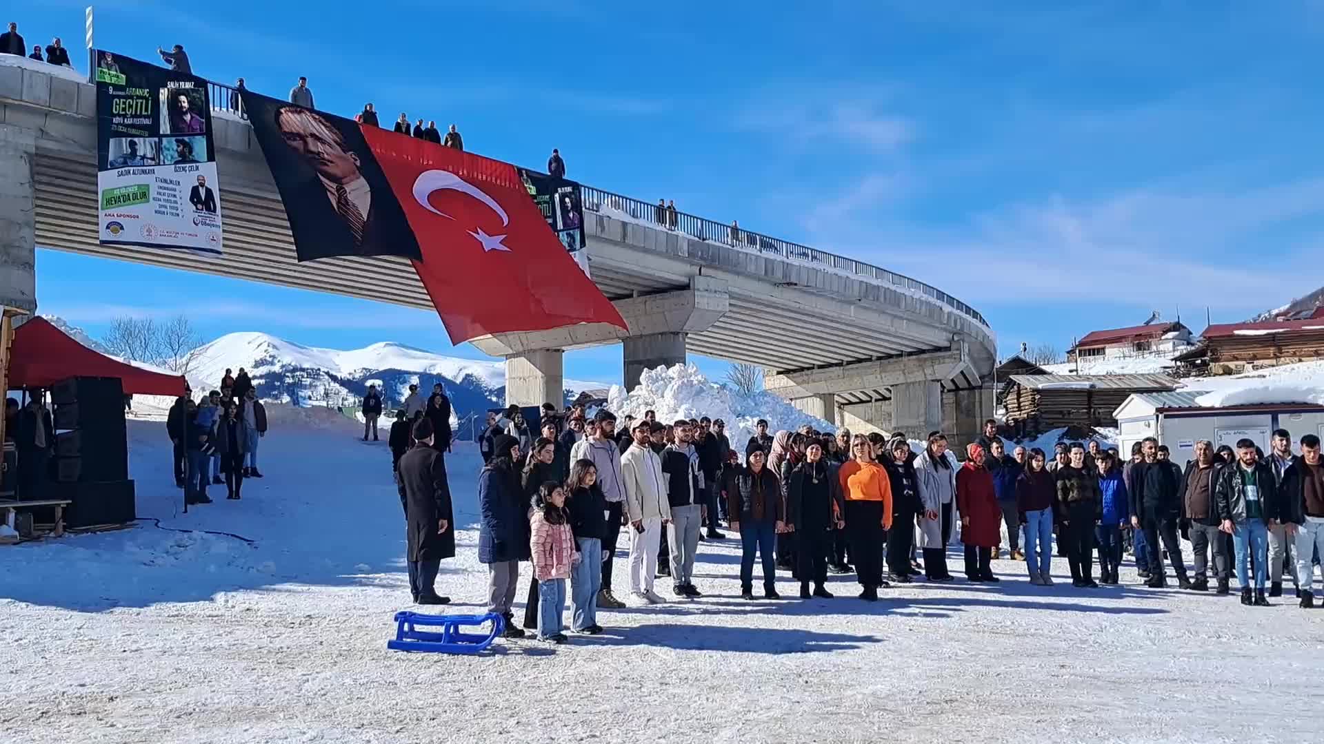 Artvin Ardanuç’ta "9. Geçitli Köyü Kar Festivali" düzenlendi