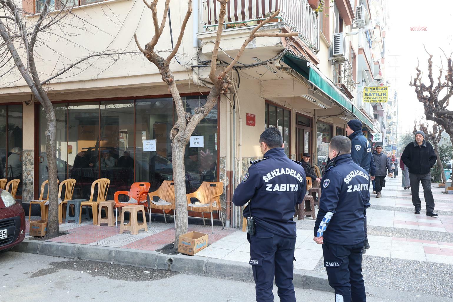 Şehzadeler Belediyesi'nden kaldırım işgaline sıkı denetim