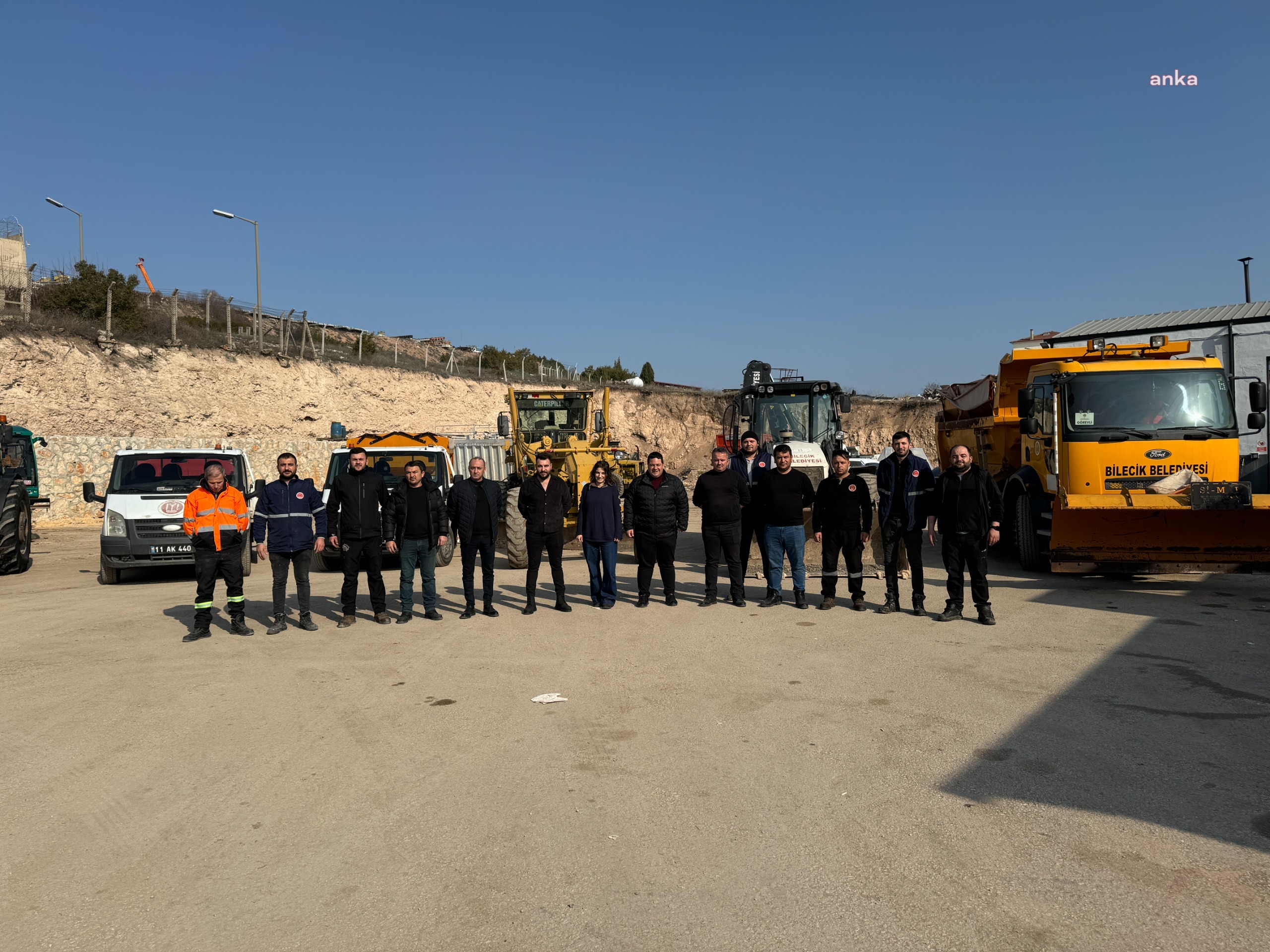 Bilecik Belediyesi ekipleri, olası kar yağışına hazır