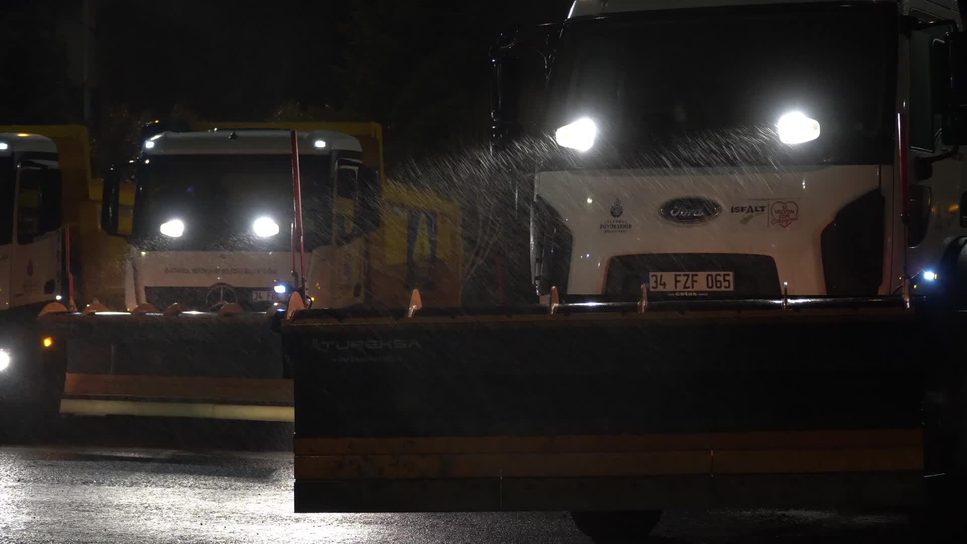 İBB kar yağışına karşı hazırlıklarını tamamladı