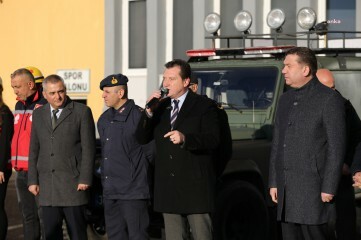 Silivri Belediye Başkanı Balcıoğlu, deprem tatbikatına katıldı