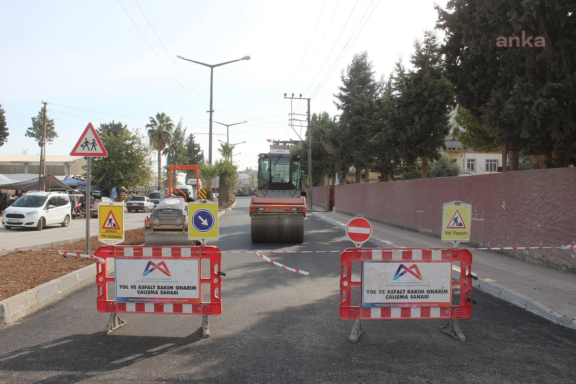 MERSİN BÜYÜKŞEHİR BELEDİYESİ ALT YAPI ÇALIŞMALARINA DEVAM EDİYOR