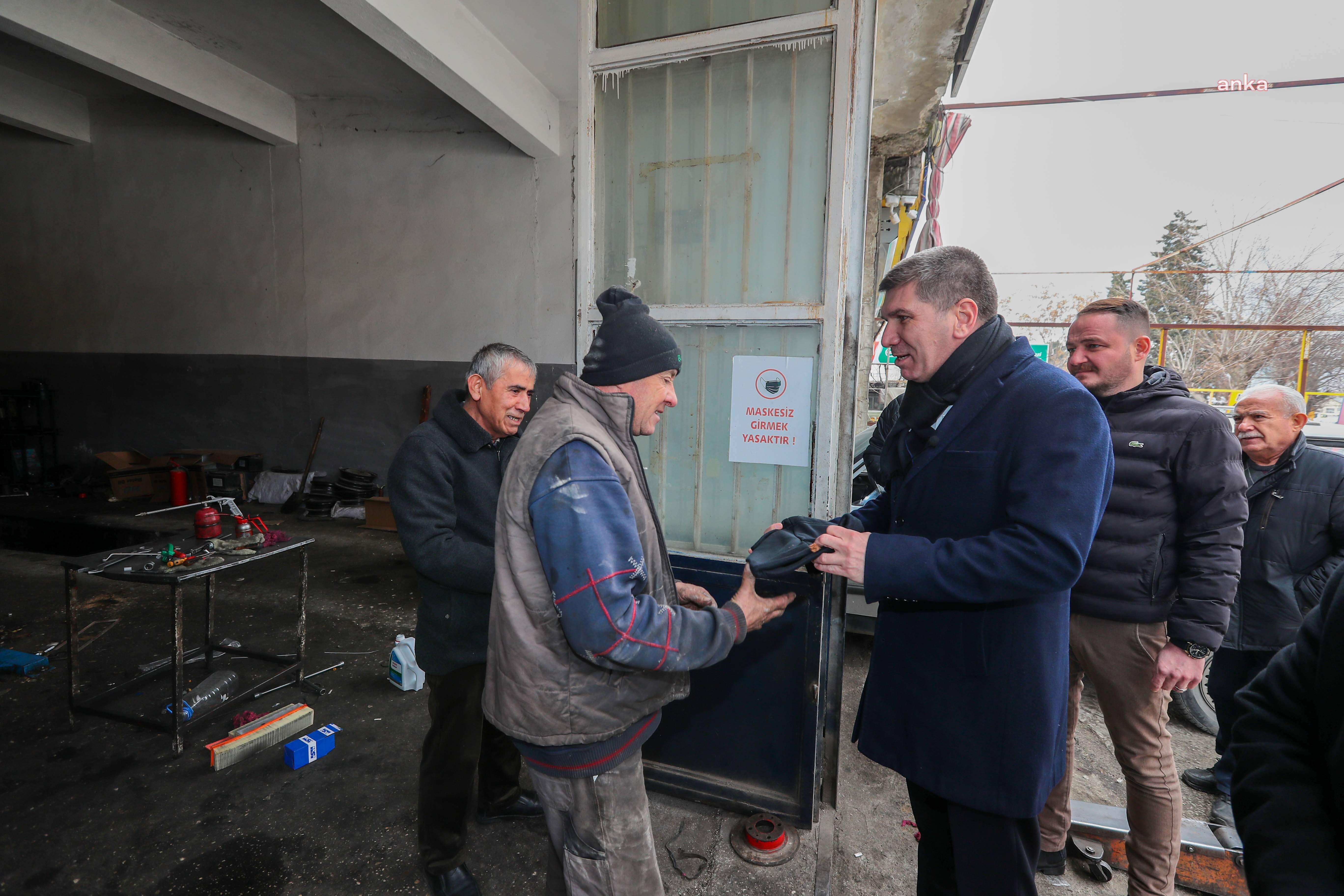 Burdur Belediye Başkanı Ercengiz'den Oto Tamirciler Sitesi esnafına ziyaret