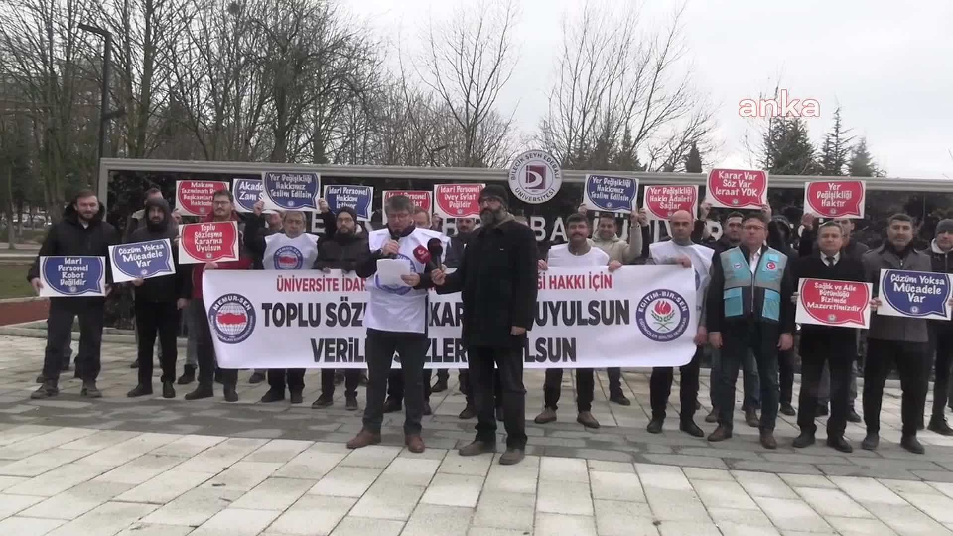 Eğitimciler Birliği Sendikası: Akademisyenler ve üniversite idari personeline haklarının verilmesi için çalışmalarımızı kararlılıkla sürdüreceğiz