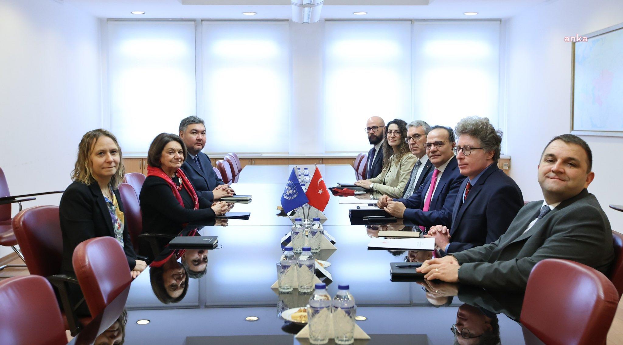 Dışişleri Bakan Yardımcısı Kemal Bozay, BM Genel Sekreter Yardımcısı DiCarlo ile görüştü