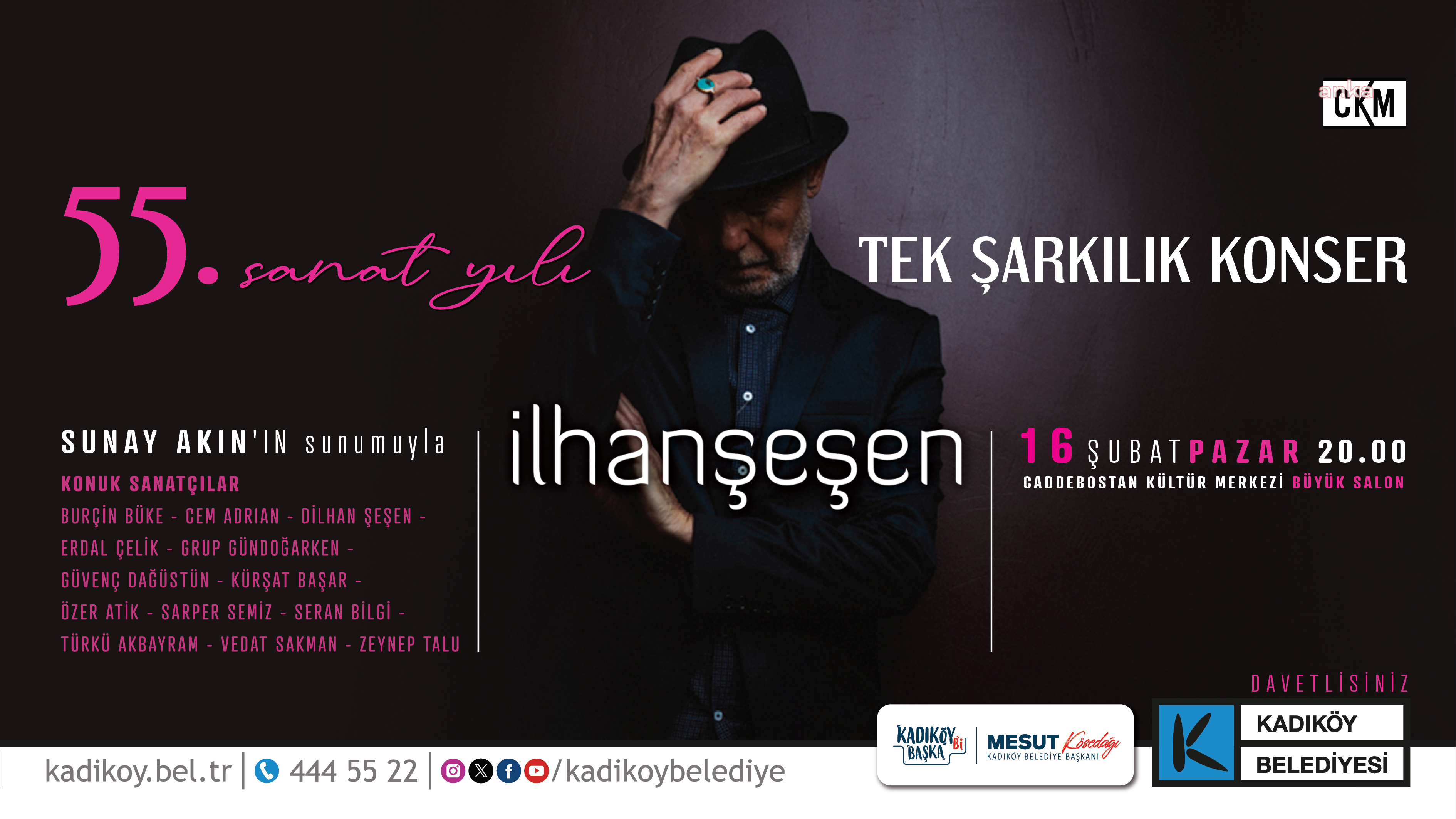 Kadıköy Belediyesi, İlhan Şeşen’in 55. sanat yılını kutlayacak