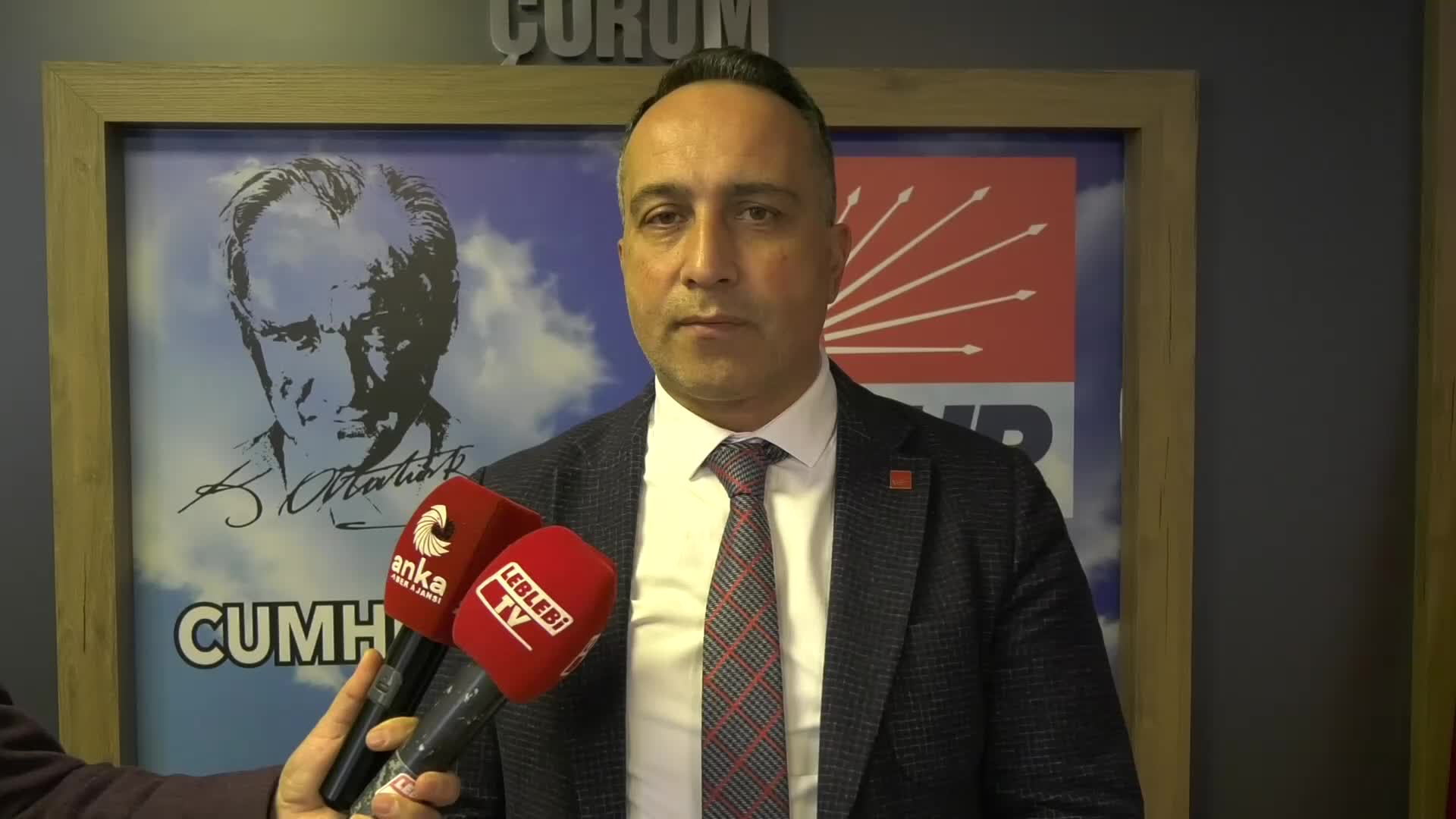 CHP Çorum İl Başkanı Solmaz: "AKP'nin daire müdürleri değil, Türkiye Cumhuriyeti Devleti'nin müdürleri olun"