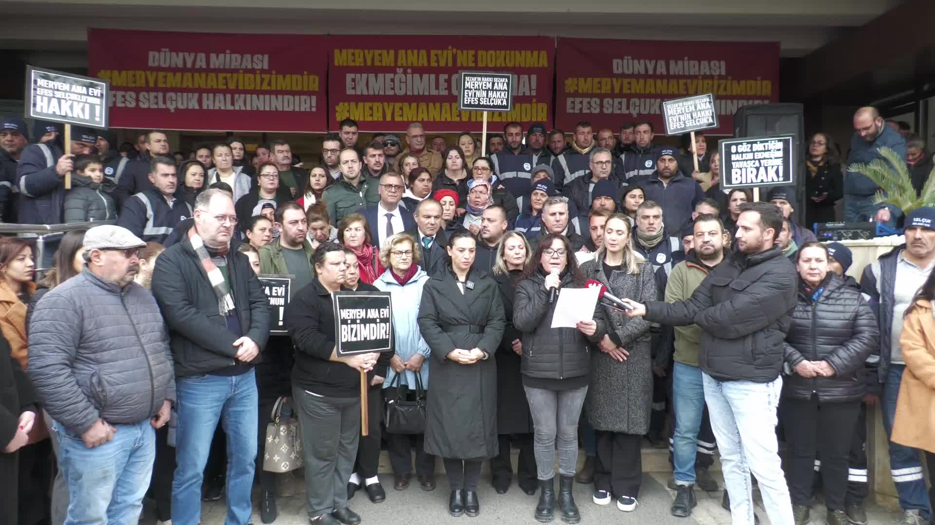 Efes Selçuk Belediye Başkanı Sengel: ''Eğer hukuk varsa, adalet varsa, o gün geldiğinde her şey değişecek ve cesur olanlar kazanacak''