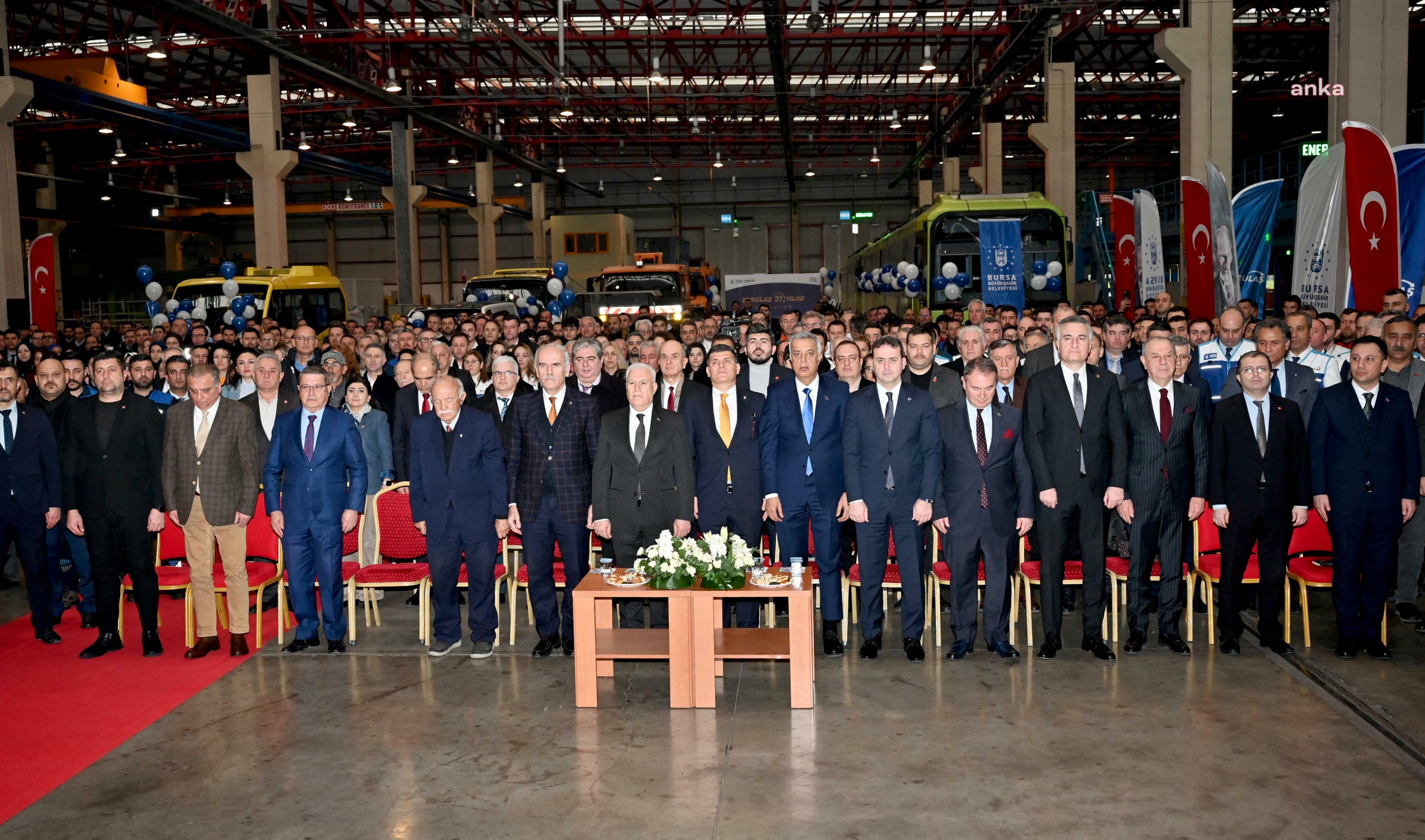Bursa Büyükşehir Belediyesi'nin iştiraki şirketi BURULAŞ 27 yaşında