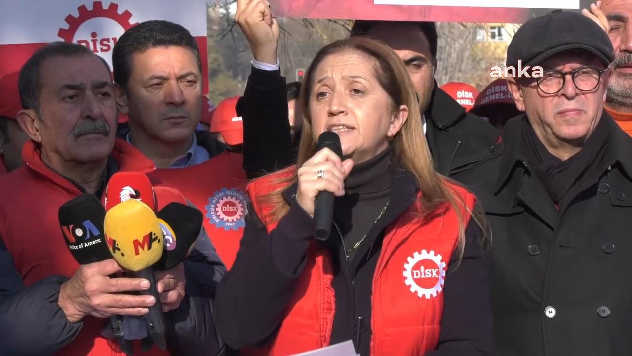 DİSK Genel Başkanı Çerkezoğlu'ndan Türkmen'in tutuklanmasına tepki: "Türkiye işçi sınıfının emeğine ve ekmeğine sahip çıkma mücadelesi engellenemez"