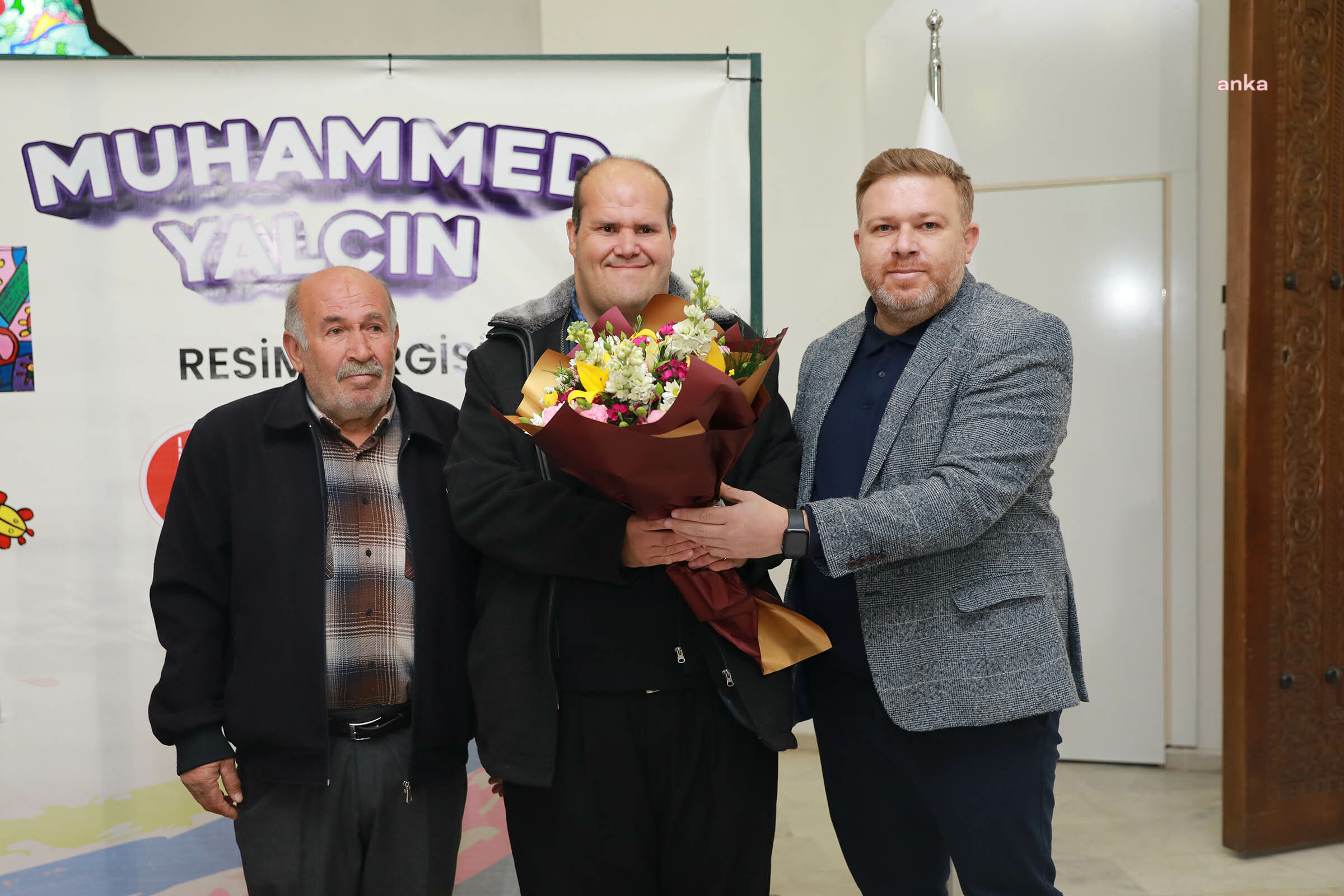 Keçiören'de sanatçı Muhammet Yalçın'ın sergisi açıldı