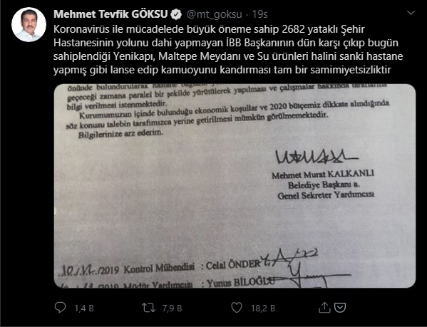 BAŞAKŞEHİR ŞEHİR HASTANESİ ULAŞIM YOLLARI İBB ESKİ YÖNETİMİ TARAFINDAN DURDURULDU