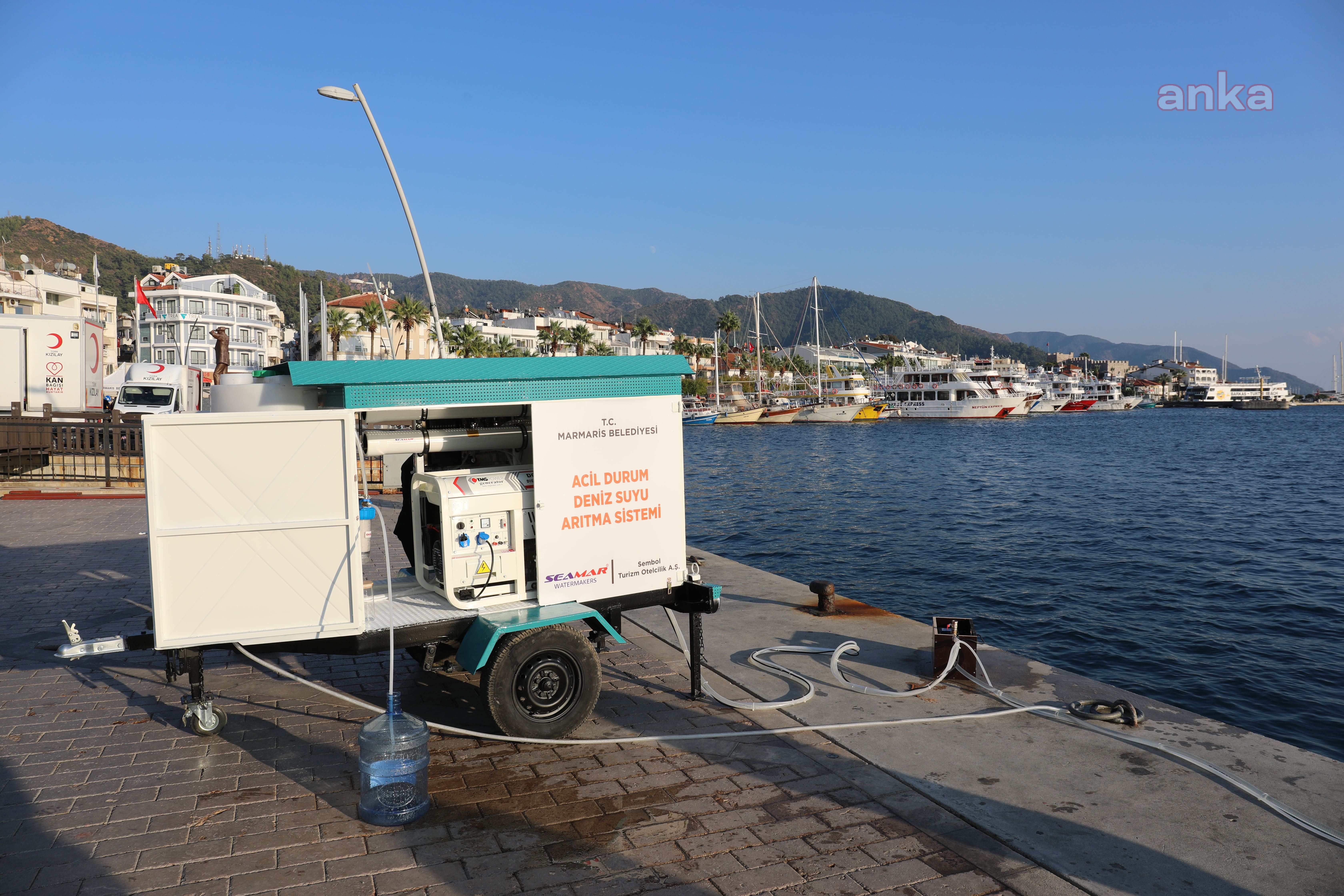 MARMARİS BELEDİYESİ’NDEN BİR İLK: AFETTE SU SIKINTISI OLMAYACAK