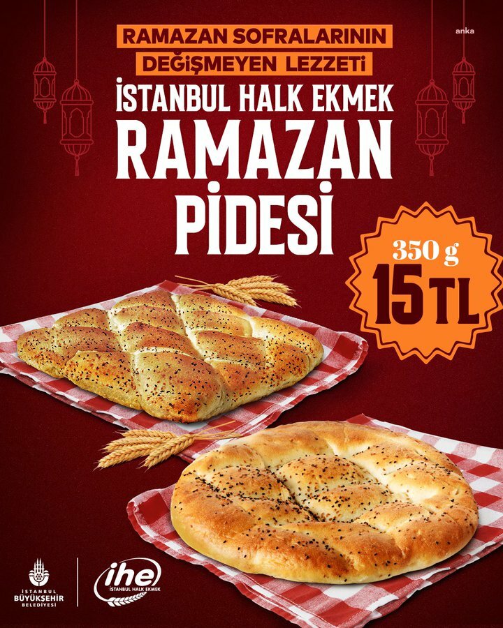 Ekrem İmamoğlu: 350 gram Ramazan Pidesi bu yıl 15 lira
