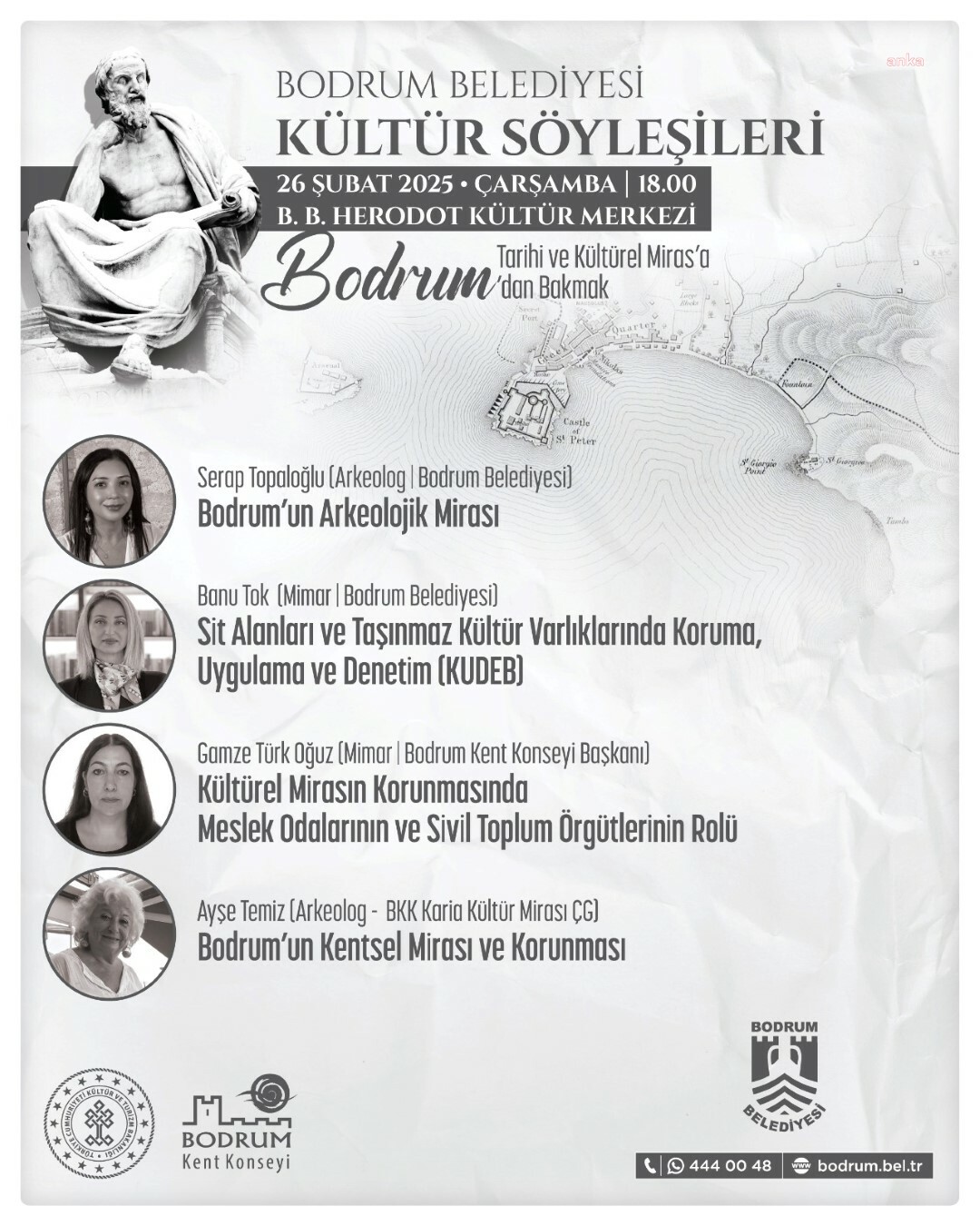 Bodrum'da kültür söyleşileri başlıyor