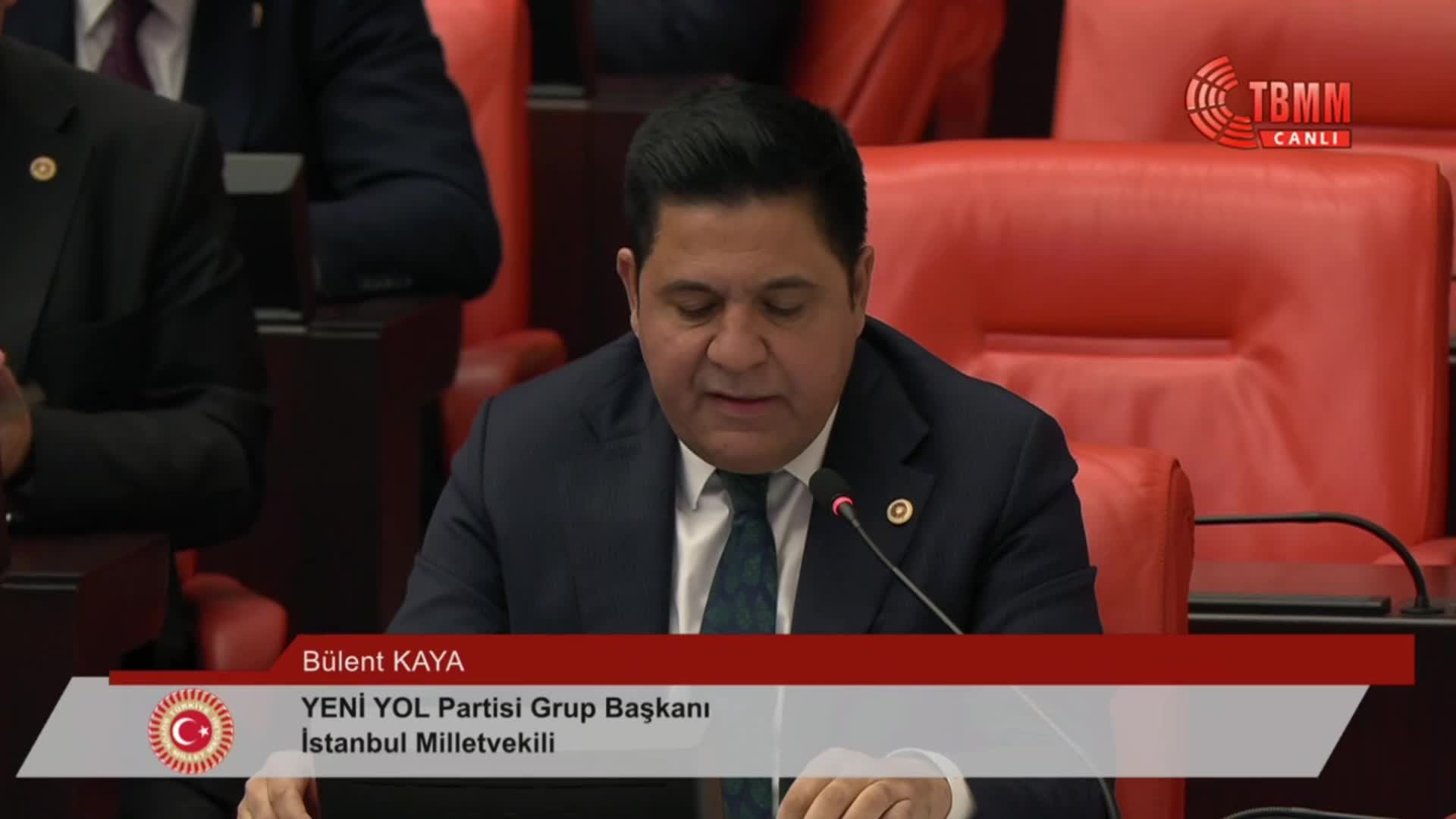 Yeni Yol Grup Başkanı Kaya: "Bu ülkede diplomayı konuşmamız lazım, ama konuşmamız gereken ilk şey diplomalı işsizler ordusudur"
