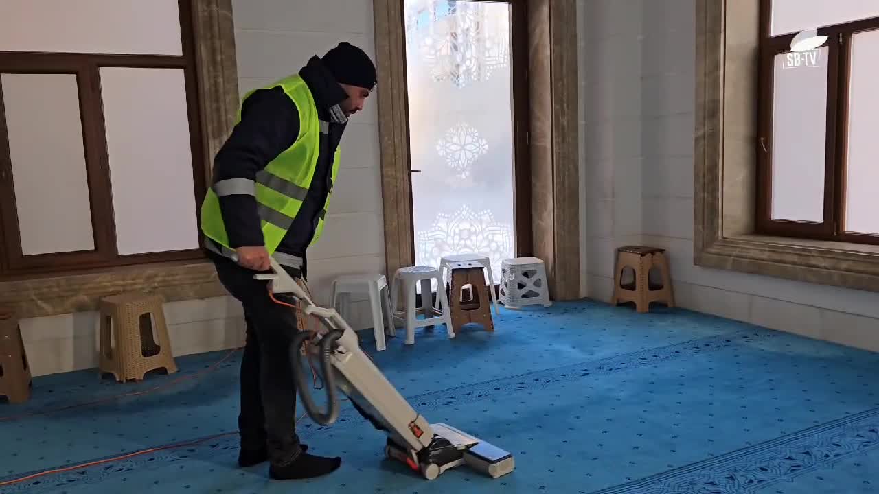 Safranbolu Belediyesi'nden Ramazan öncesi camilerde temizlik
