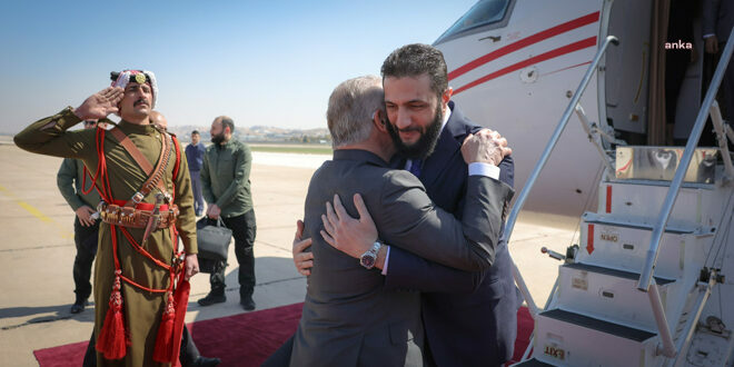 Suriye Devlet Başkanı Şara, Ürdün’de Kral 2. Abdullah bir araya geldi