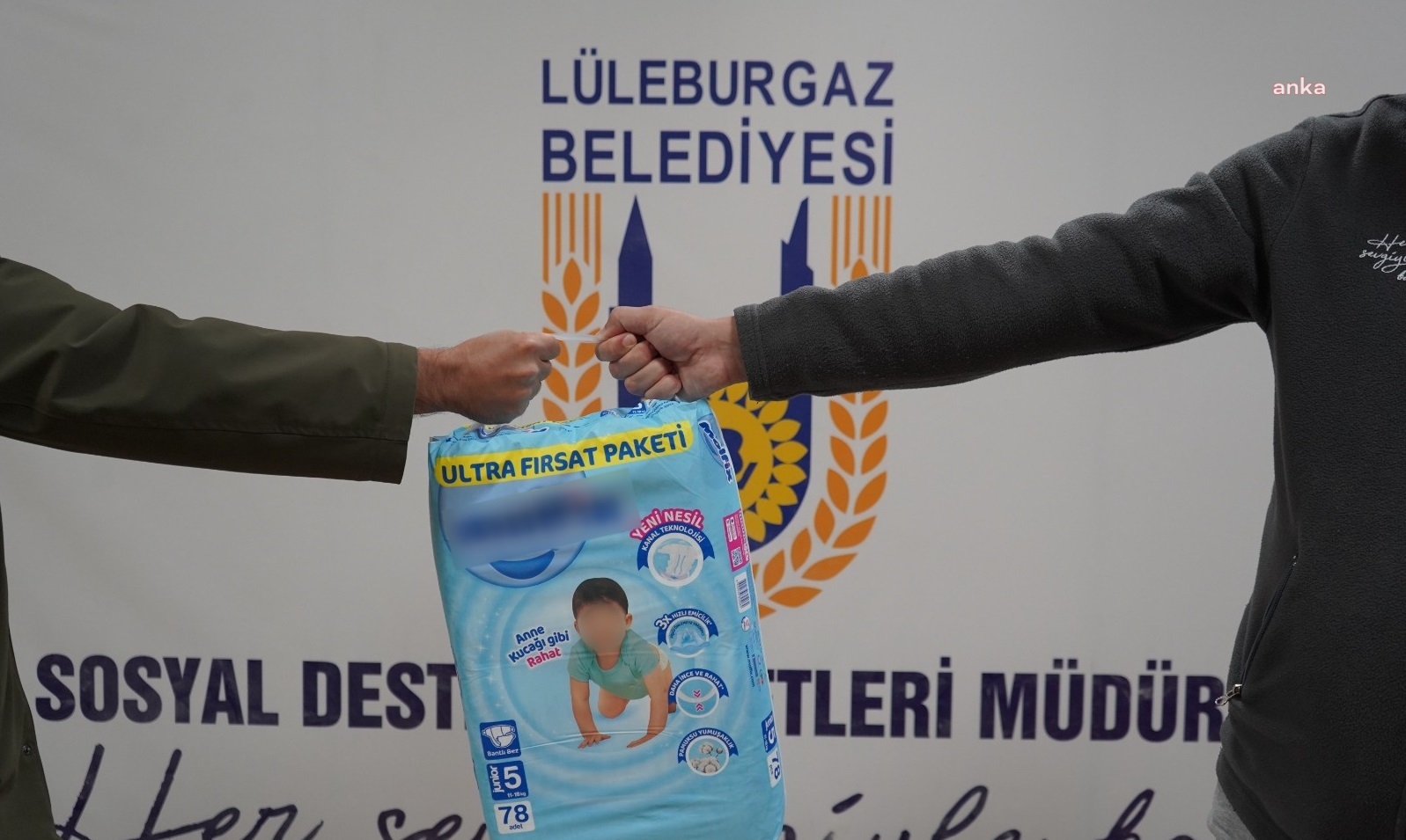 Lüleburgaz Belediyesi’nden 2024 yılında bin 393 bebeğe bez ve ek gıda desteği