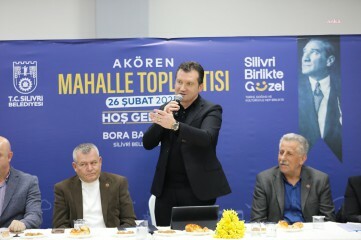 Silivri Belediye Başkanı Balcıoğlu, Akören Mahallesi’nde vatandaşlarla buluştu