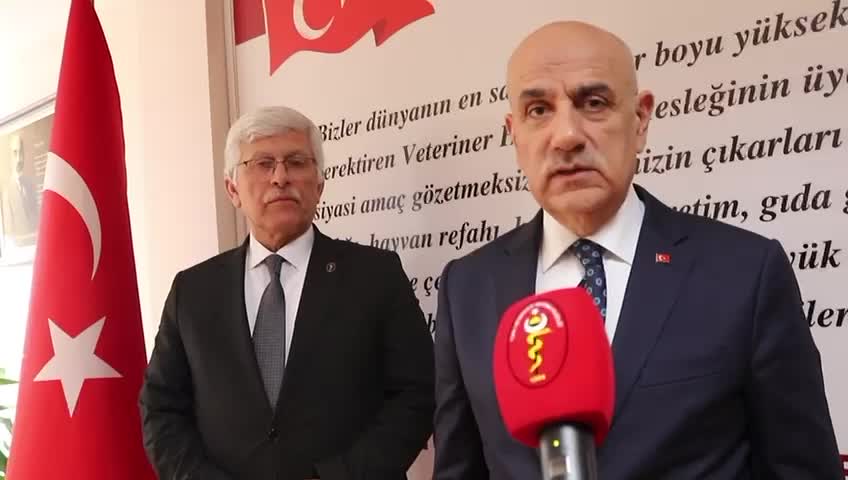 TBMM Tarım, Orman ve Köyişleri Komisyonu Başkanı Vahit Kirişci, Türk Veteriner Hekimleri Birliği'ni ziyaret etti