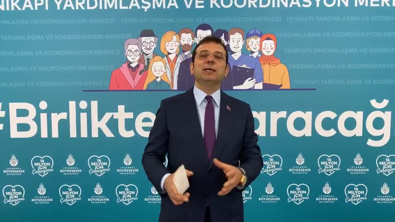 İMAMOĞLU: SOKAĞA ÇIKMA NOKTASINDA BÜYÜK BİR KISITLILIK GETİRİLMELİ