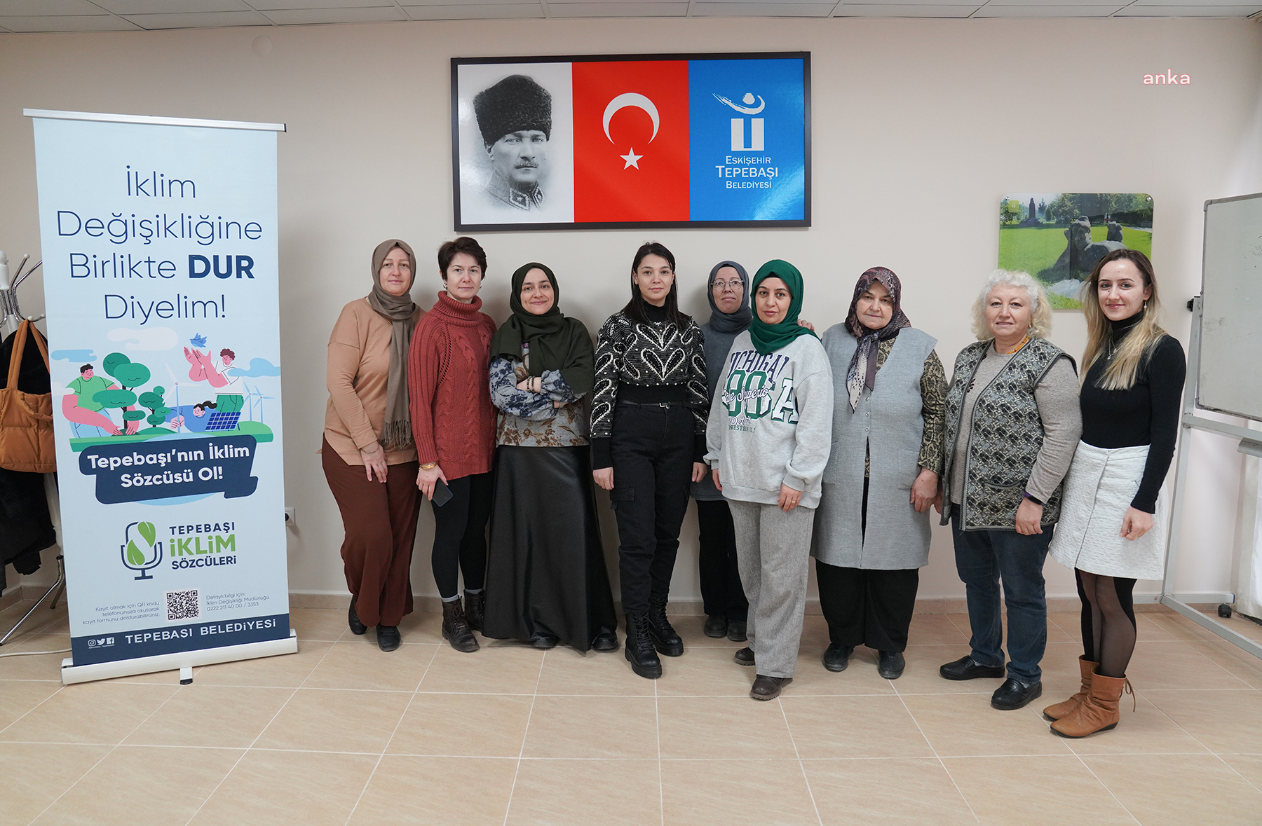 Tepebaşı Belediyesi kadınlara iklim değişikliği eğitimi veriyor