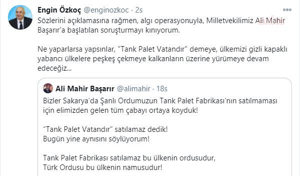 CHP’Lİ ÖZKOÇ’TAN BAŞARIR TEPKİSİ: ÜLKEMİZİN PEŞKEŞ ÇEKMEYE KALKANLARIN ÜZERİNE YÜRÜYECEĞİZ